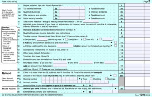 New 1040 Form - Back Side - Pearson & Co., PC